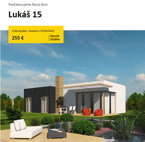 Nový dom Lukáš 15 na našem webu